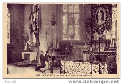 Le Faouet Interieur De L'Eglise - Faouët