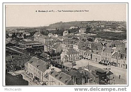 CPA 35 REDON - Vue Panoramique Prise De La Tour - Redon