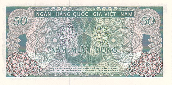 VIET NAM Sud  50 Dong Non Daté (1969)  Pick 25a  *****BILLET  NEUF***** - Viêt-Nam