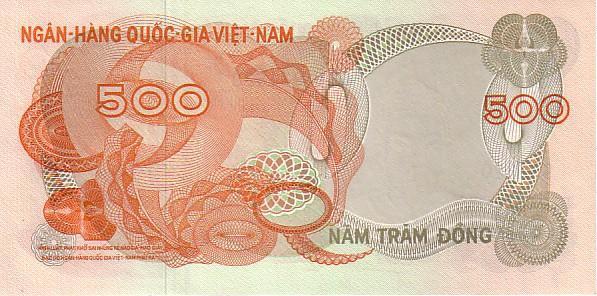 VIET NAM Sud    500 Dong  Non Daté (1970)   Pick 28a    ***** UNC  BANKNOTE ***** - Viêt-Nam