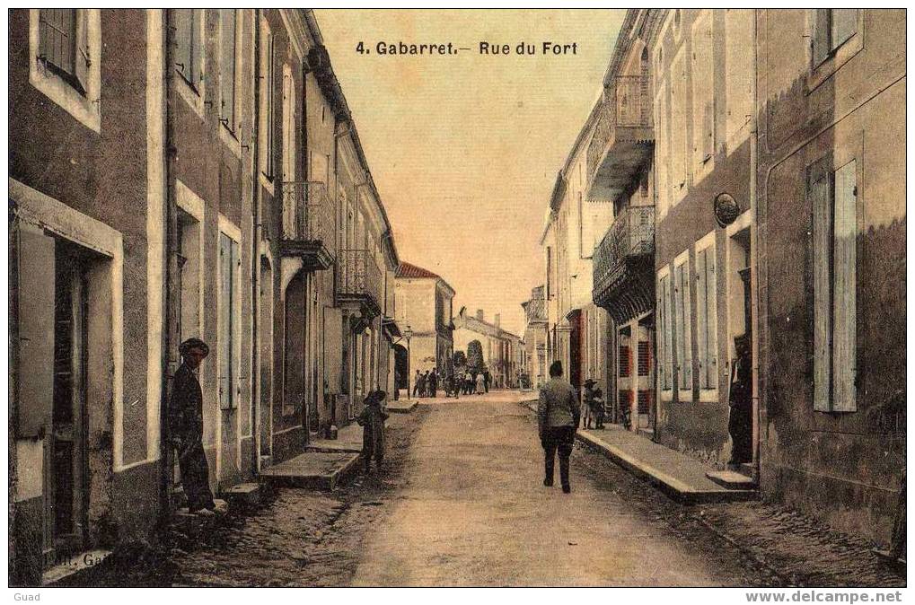 GABARRET - RUE DU FORT - Gabarret