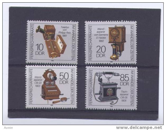 DDR Allemagne Orientale 1989 Yvertn° 2832-35 *** MNH  Cote 2,75 Euro - Unused Stamps