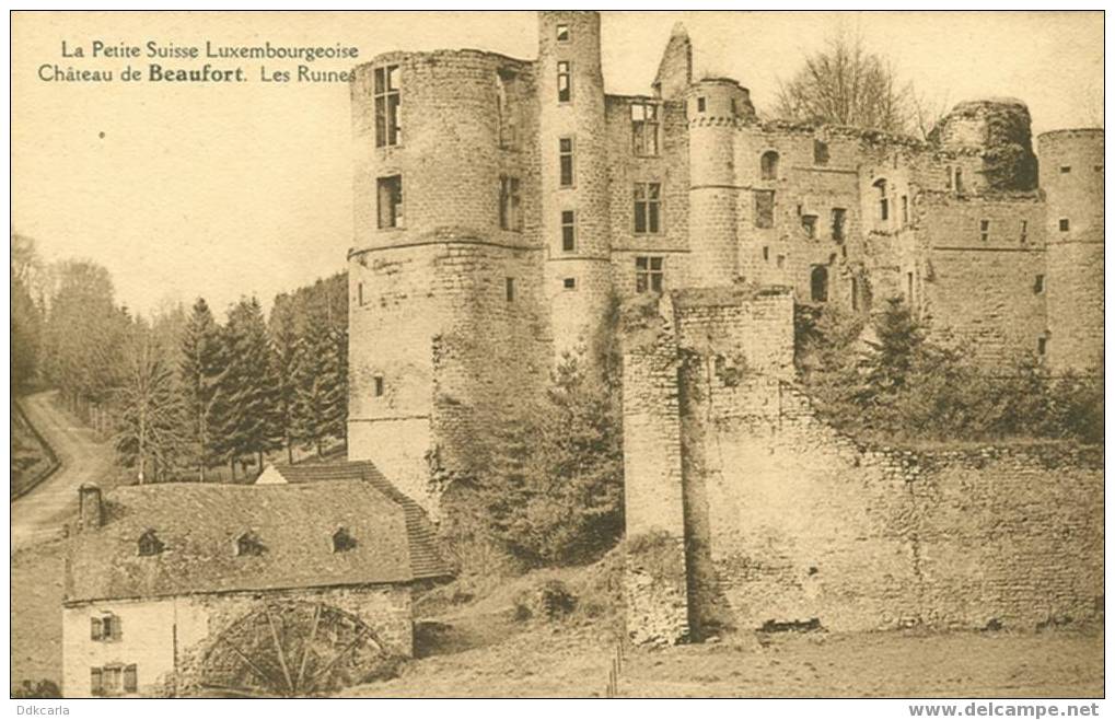 La Petite Suisse Luxembourgeoise - Château De Beaufort - Les Ruines - Andere & Zonder Classificatie