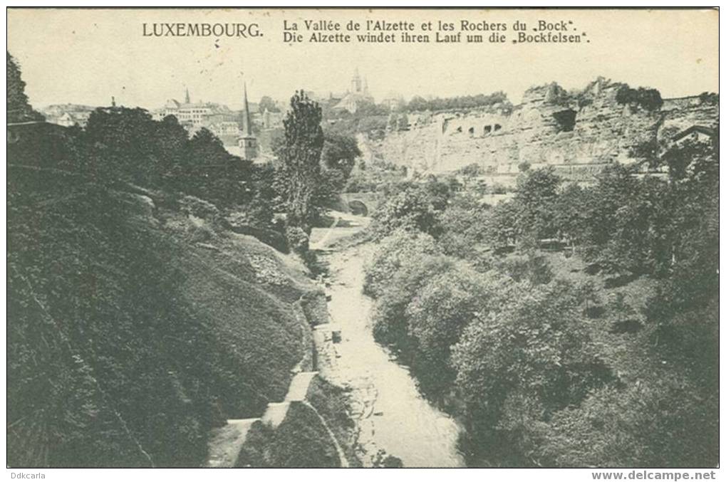 Luxembourg - La Vallée De L'Alzette Et Rochers Du "Bock" - Esch-Alzette