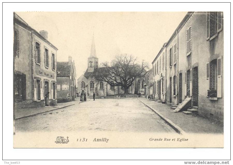 1131  -   Amilly   -   Grande Rue Et Eglise - Amilly