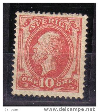 Sweden 1885 Mint Michel 28mhh(heavily Hinged With Hinge Remnant At Top)* - Unused Stamps