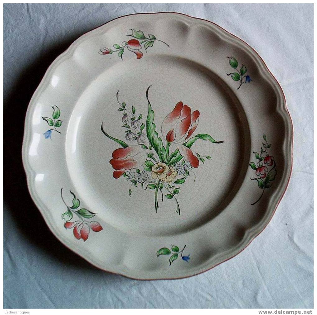 K § G Luneville - Assiette - Plate - Bord - AS 1690 - Lunéville (FRA)