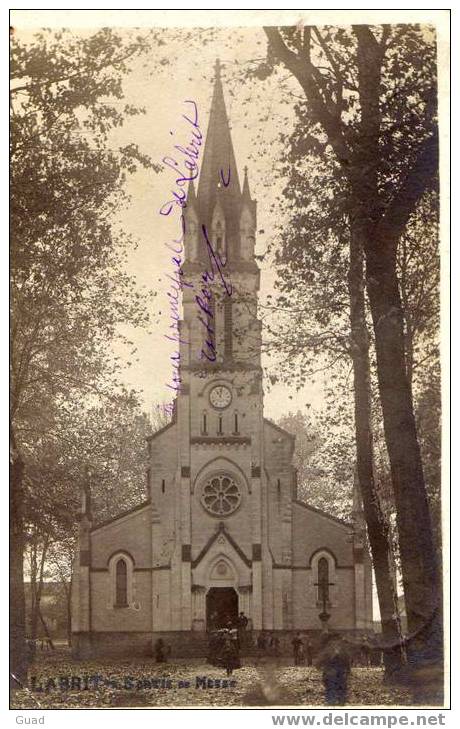 LABRIT - SORTIE DE MESSE - CARTE PHOTO - Labrit