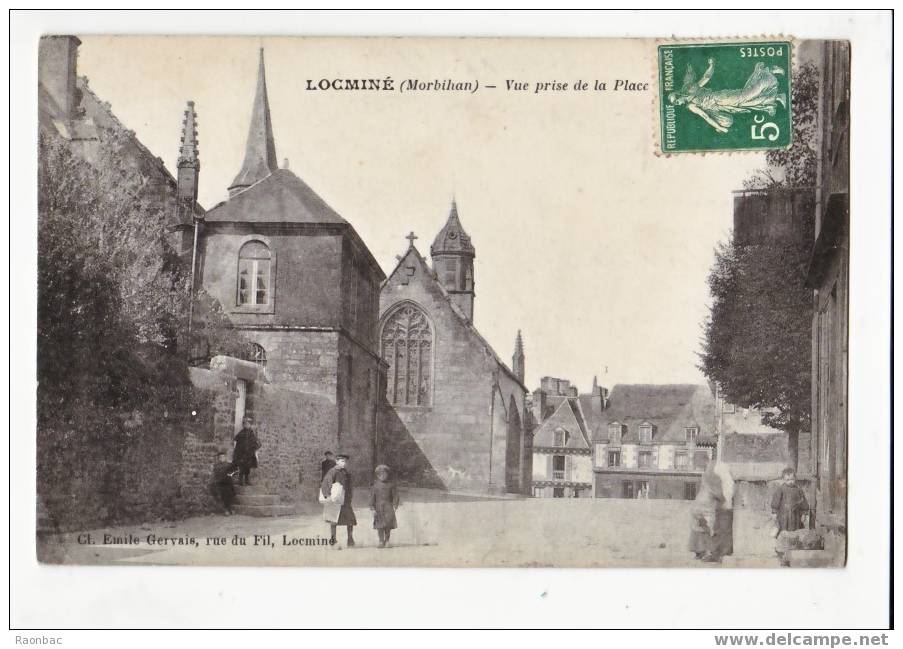 CPA----56-----LOCMINE----EGLISE - Locmine