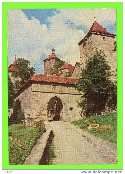 ROTHENBURG O.d. TAUBER - KOBOLZELLERTOR GATE OF KOBOLZELL - TRAVEL - - Ansbach