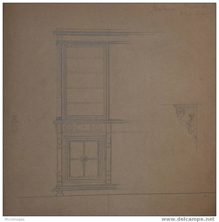 Dessin Ancien D´ébénisterie - Drawings