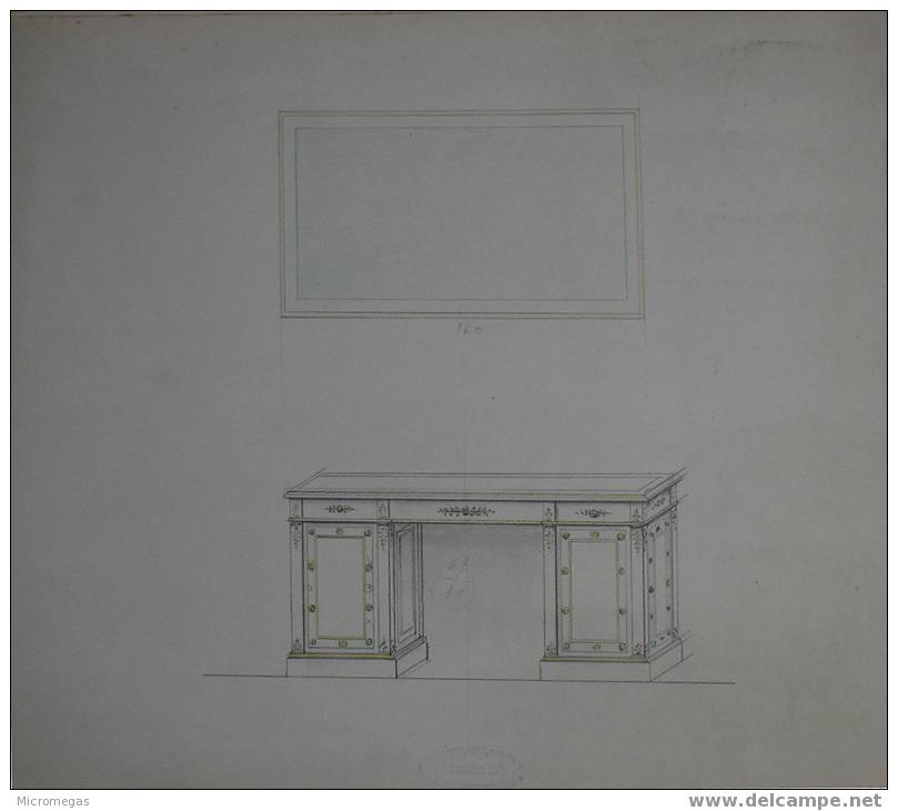 Dessin Ancien D´ébénisterie - Zeichnungen