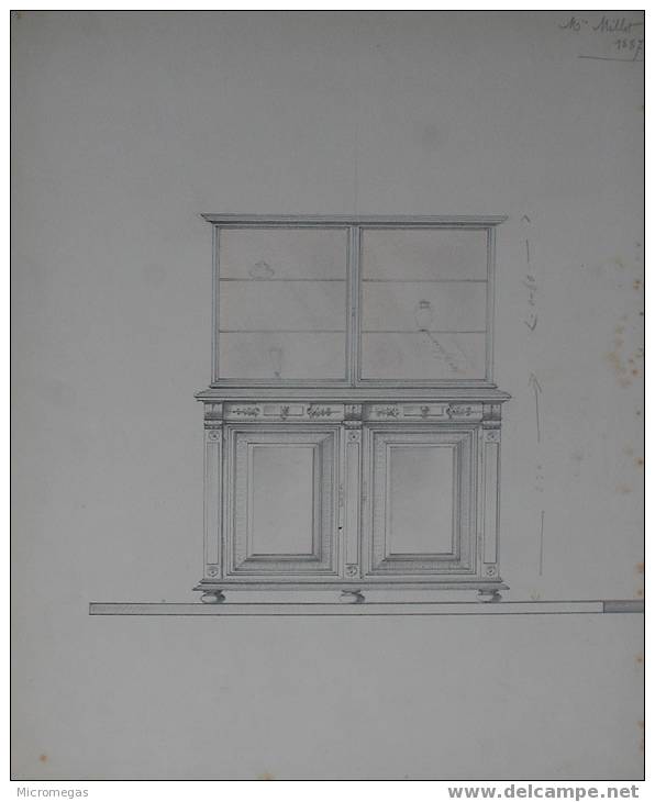 Dessin Ancien D´ébénisterie - Drawings