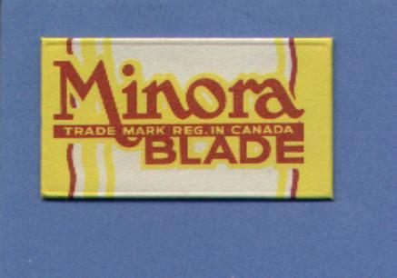 Une Lame De Rasoir  MINORA Blade ( Canada) (L11) - Lames De Rasoir