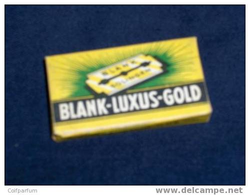 Lames De Rasoir * BLANK-LUXUS-GOLD * , Boite Contenant 10 Lames (lade 3) - Lames De Rasoir