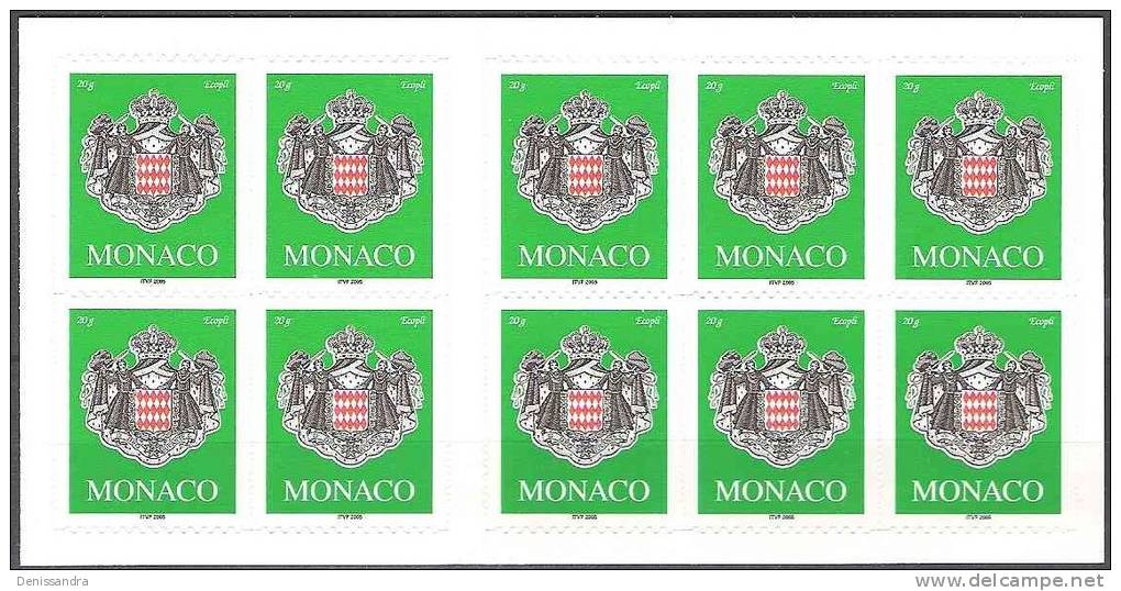 Monaco 2005 Yvert Carnet 14 Neuf ** Cote (2015) 13.00 Euro Armoiries - Cuadernillos