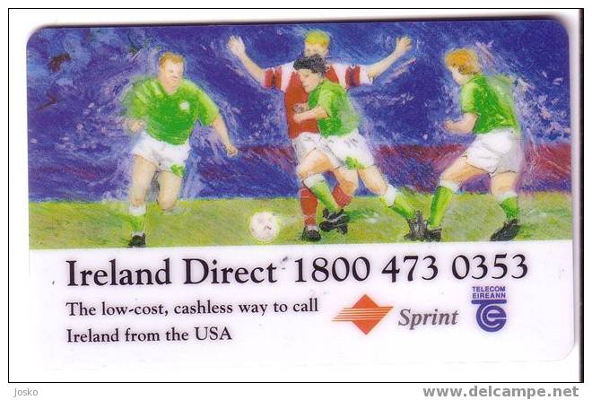 FOOTBALL - IRELAND DIRECT ( Sprint Card ) Soccer Fussball Foot Futbol Futebol Calcio Voetbal - Ireland