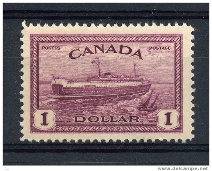 Canada  :  Yv  224   *  Bateau - Boat - Oblitérés