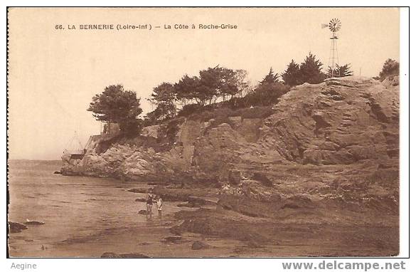 Eolienne- Eoliennes - Ref No 63-la Bernerie -la Cote A Roche Grise  - Bon Etat - Invasi D'acqua & Impianti Eolici