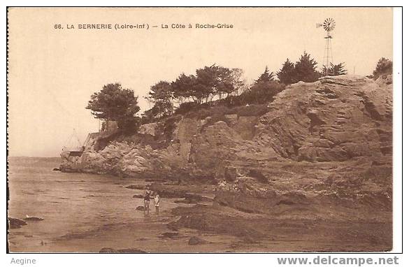 Eolienne- Eoliennes - Ref No 63-la Bernerie -la Cote A Roche Grise  - Bon Etat - Châteaux D'eau & éoliennes