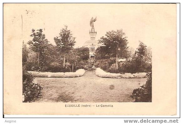 Eolienne- Eoliennes - Ref No 57-ecueille -indre - Le Camelia -  - Bon Etat - Châteaux D'eau & éoliennes