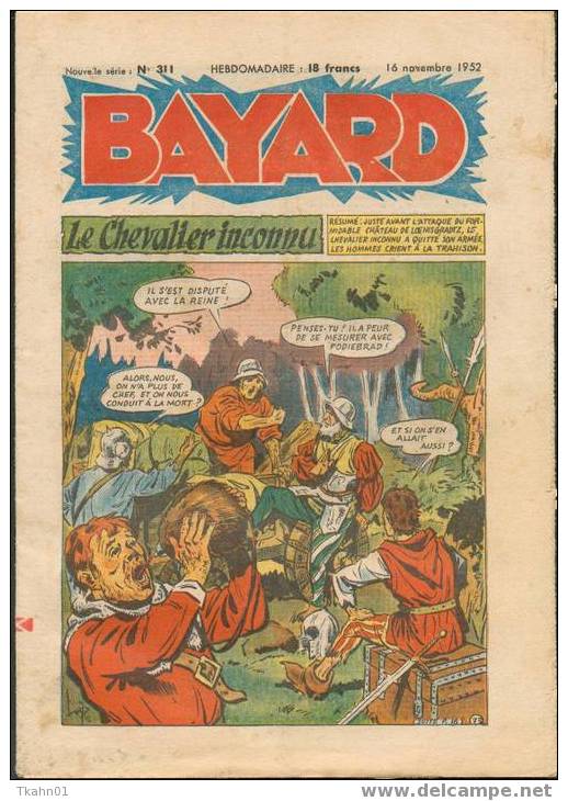 BAYARD  NOUVELLE SERIE  N° 311   DU  16 NOVEMBRE 1952 - Bayard