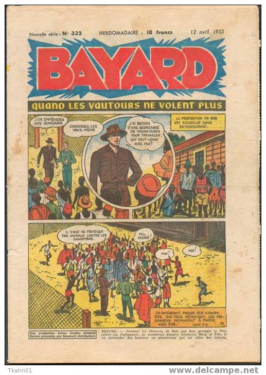 BAYARD  NOUVELLE SERIE  N° 332   DU  12 AVRIL 1953 - Bayard
