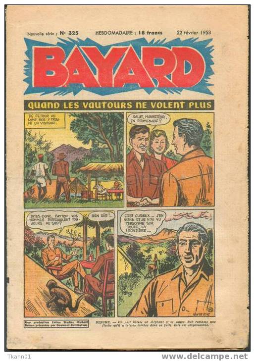 BAYARD  NOUVELLE SERIE  N° 325   DU  22  FEVRIER  1953 - Bayard