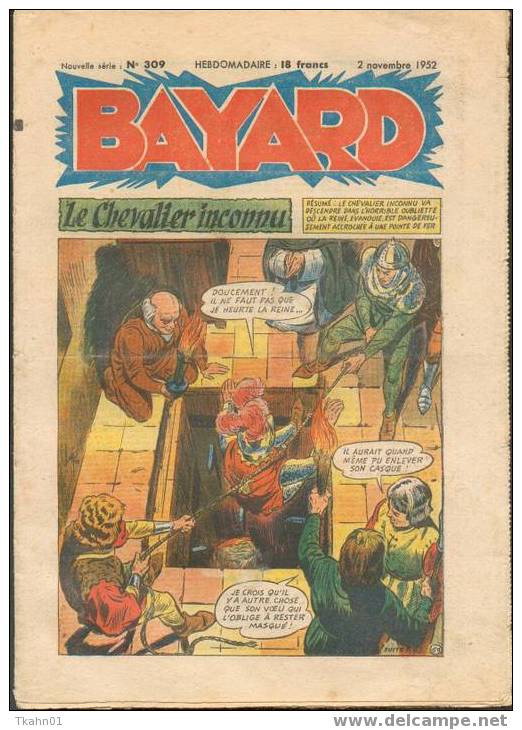 BAYARD  NOUVELLE SERIE  N° 309   DU  2  NOVEMBRE  1952 - Bayard