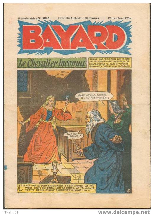BAYARD  NOUVELLE SERIE  N° 306   DU  12  OCTOBRE  1952 - Bayard