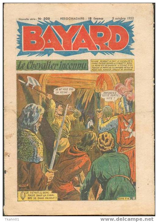 BAYARD  NOUVELLE SERIE  N° 305   DU  5  OCTOBRE  1952 - Bayard