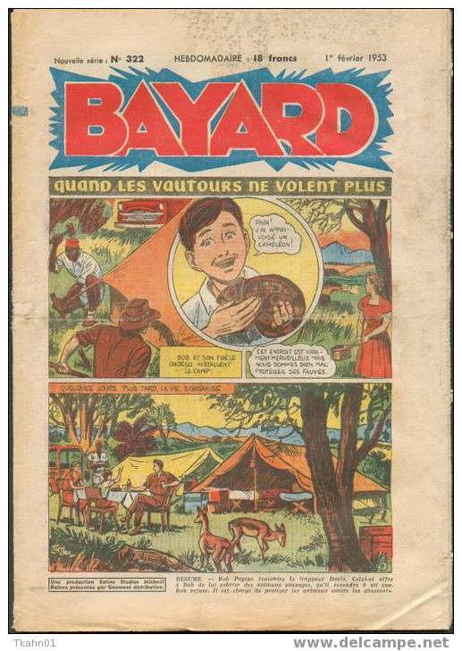 BAYARD  NOUVELLE SERIE  N° 322   DU  1  FEVRIER  1953 - Bayard
