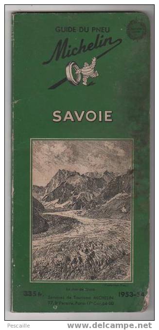 GUIDE MICHELIN - SAVOIE 1953-54 - Michelin (guide)