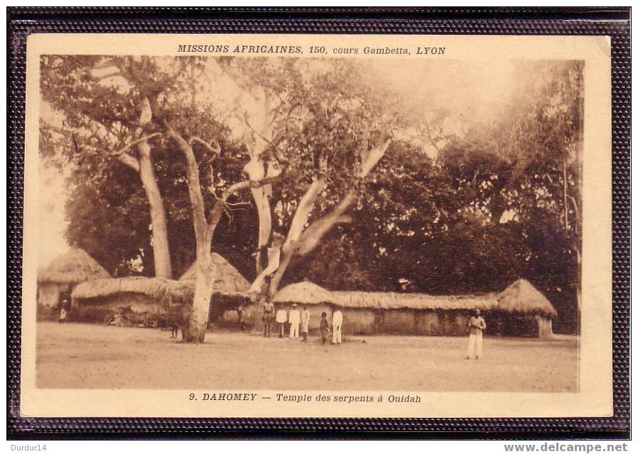 DAHOMEY.  Temple Des Serpents à OUIDAH - Dahome