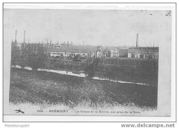 58 - GUERIGNY, Les Forges De La Marine, Vue Prise De La Gare N° 1820 / ** - Guerigny