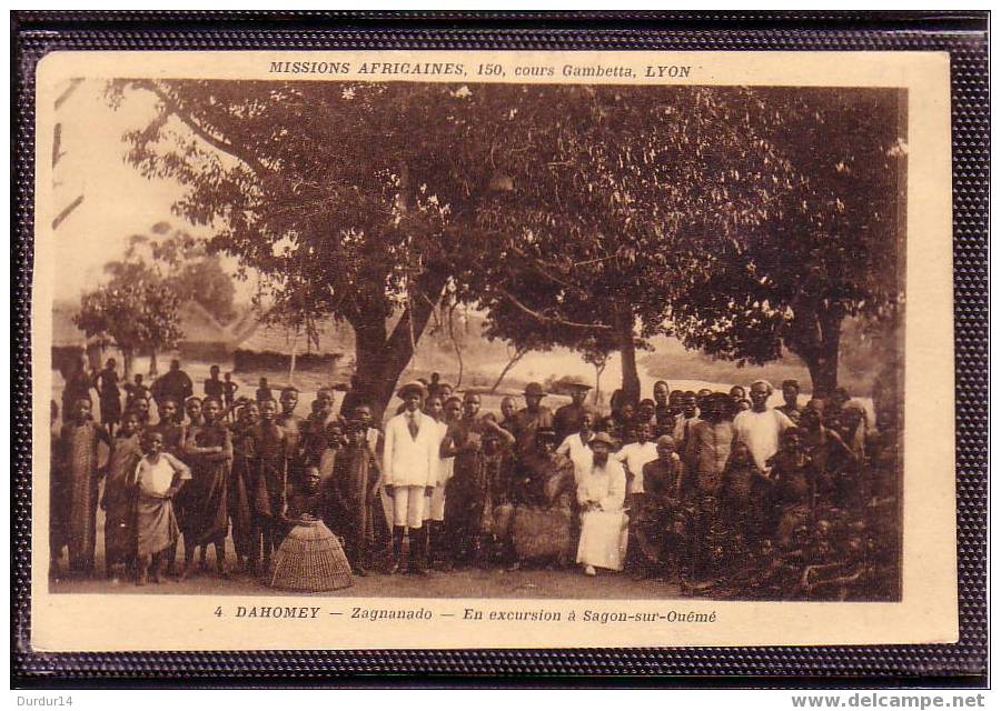 DAHOMEY.    ZAGNANADO / En Excursion à Sagon-sur-Ouêmé - Dahomey