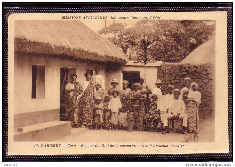 DAHOMEY.     COVE / Groupe Familial De La Corporation Des " Artisants En Cuivre " - Dahomey