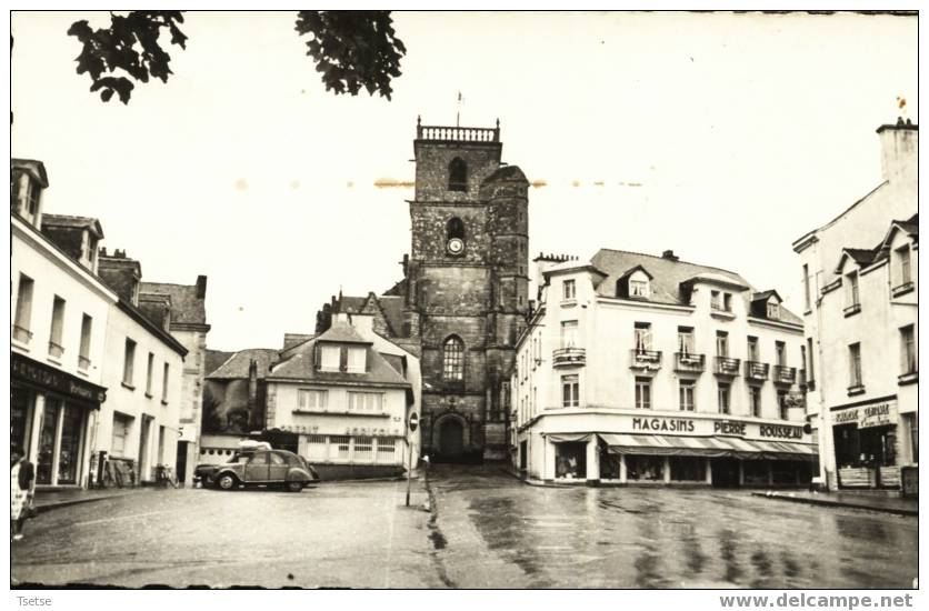 Ploermel - L´Eglise Saint-Armel ( 2 CV )-1962 - Ploërmel