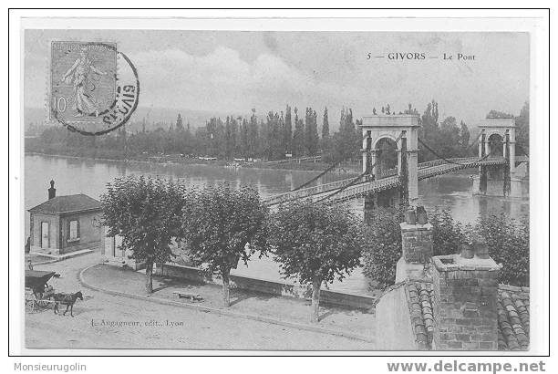 69 - GIVORS, Le Pont, N° 5 Augagneur édit, /** - Givors