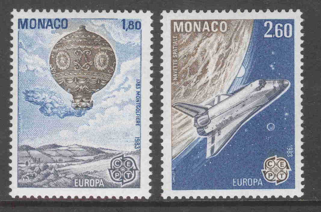 Europa CEPT 1983: Monaco - Wit Papier / Papier Blanc ** - 1983