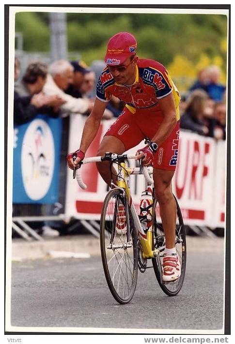 Cyclisme, Vélo, Photo-Presse : Felix Garcia-Casas (2002). Equipe BigMat Auber (15 Cm Sur 22 Cm) TBE - Sports