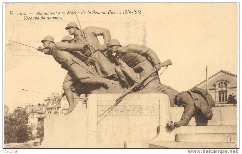 Verviers: Monument Aux Heros De La Grande Guerre - Verviers