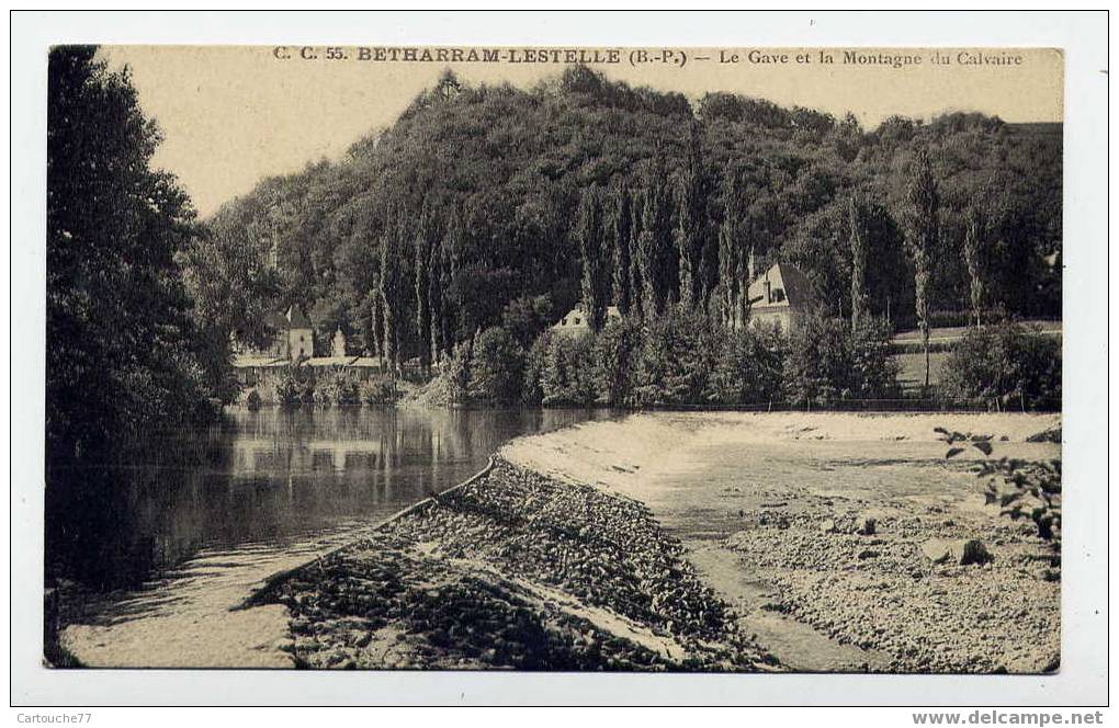 K6 -  BETHARRAM-LESTELLE - Le Gave Et La Montagne Du Calvaire (jolie Carte) - Lestelle-Bétharram