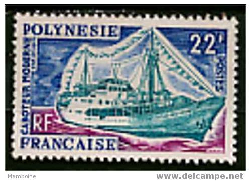 Polynesie Bateau /caboteur 1966  N 41. (neuf Sans Trace Char.) X X - Unused Stamps