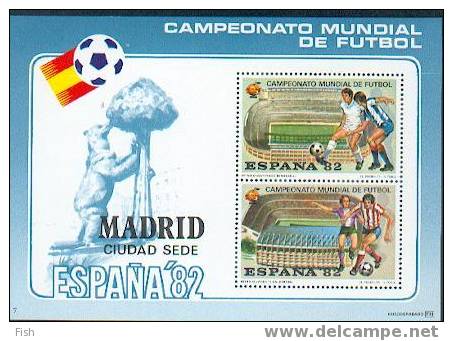 Spain & Soccer Cup 1982 Madrid  ** - Blokken & Velletjes