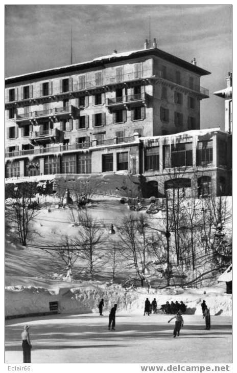 SUISSE - ST CERGUE HÔTEL De L'OBSERVATOIRE  Avec La Patinoire  ... CPSM 14X9cm - Saint-Cergue