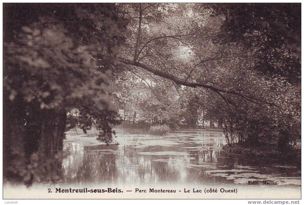 MONTREUIL PARC MONTEREAU LE LAC N°2 - Montreuil