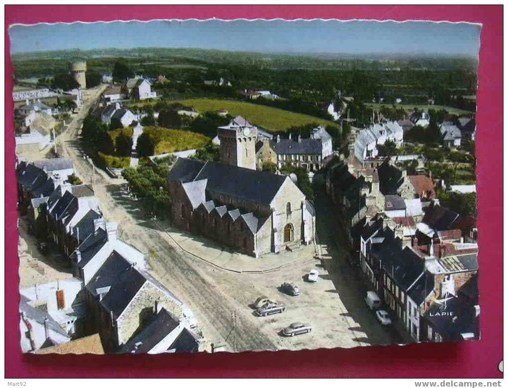 50 BARNEVILLE  VUE AERIENNE EGLISE - Barneville