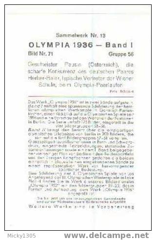 Olympia 1936 - Bild 71 / Band 1 (I077) - Trading-Karten