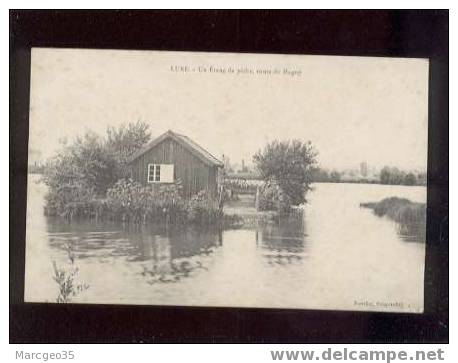 17631 Lure Un étang De Pêche Route Du Magny édit.ruechet  Belle Carte - Lure
